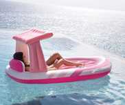 INTEX - Надуваем дюшек със сенник лодка, 244 х 119 х 97 см