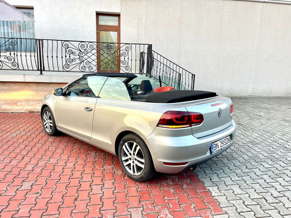 Vw golf 6 cabrio an 2012 1.6 TDI 105 cp .