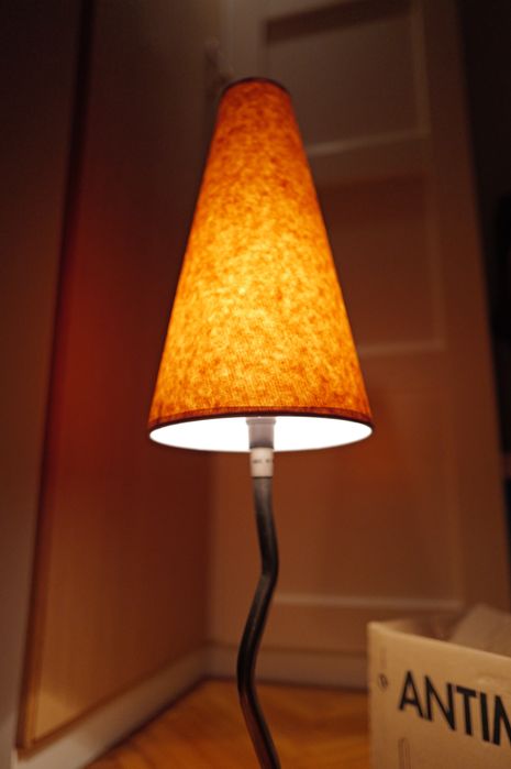 Lampa Vintage 1990 Ikea Antimon NOS Zig Zag post moderna nichel