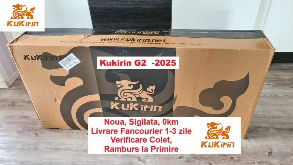 SIGILATA ‼️Kukirin G2‼️ 2025 NOUA‼️55KM/h‼️ Motor 800W‼️