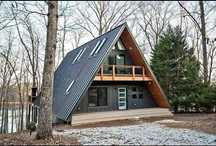 Construim Cabana stil A-Frame, Case si Foisoare din structura de lemn