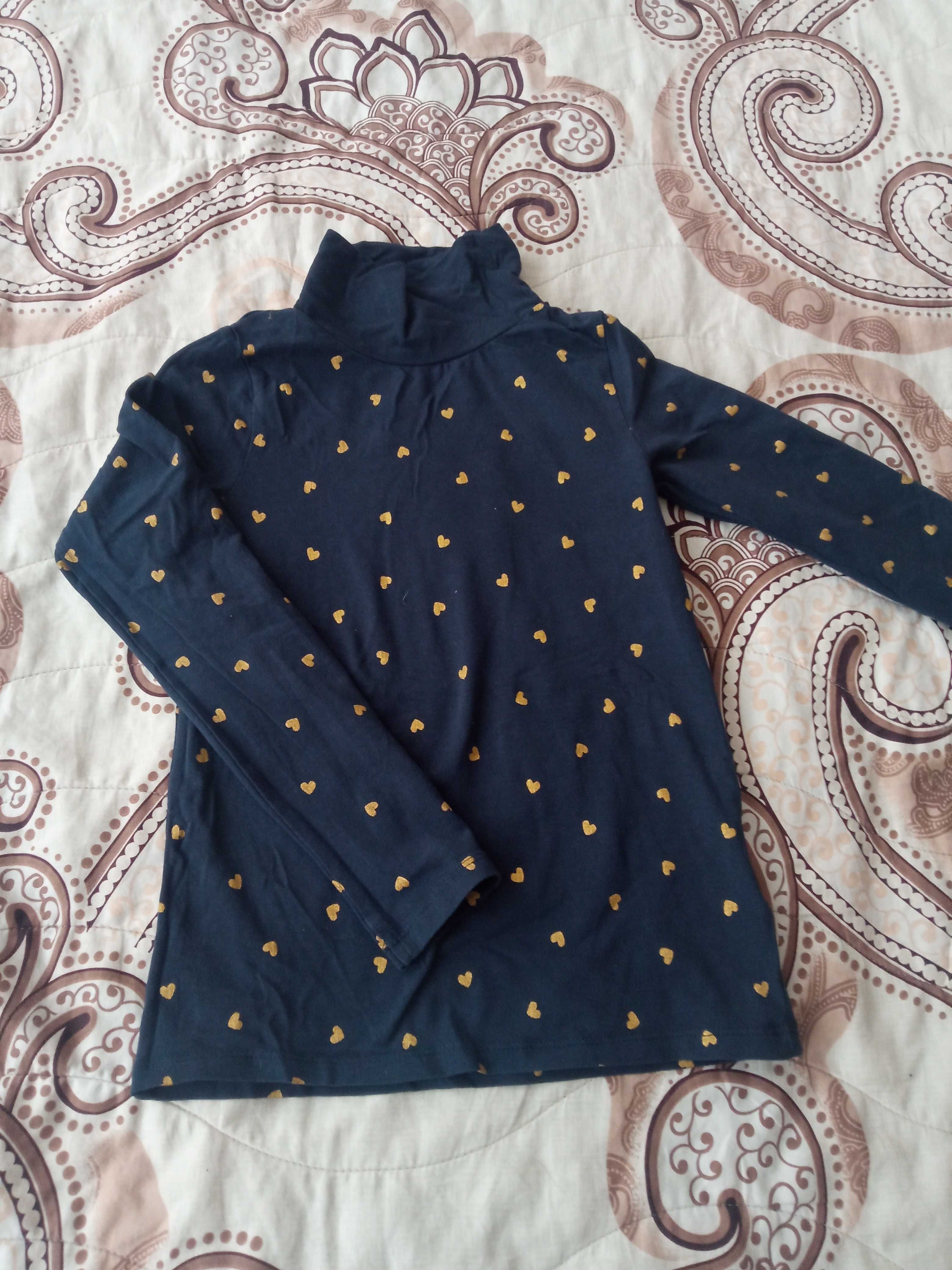 Лот от детски блузи за момиче НМ 6-8 год.