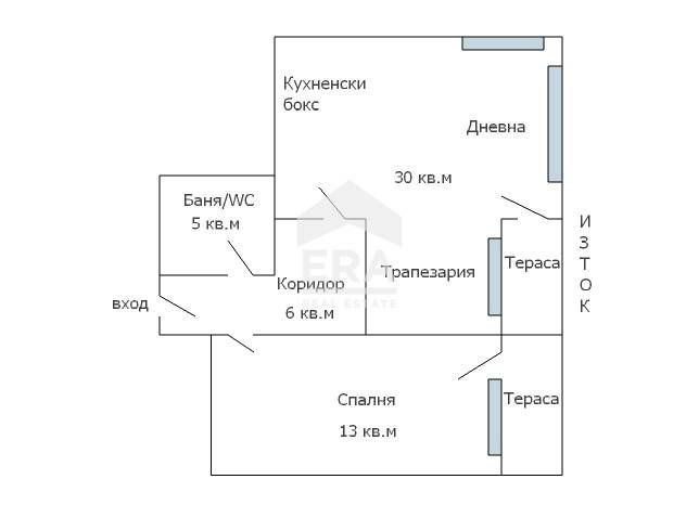 Двустаен, стилно обзаведен апартамент за продажба, с морска панорама,