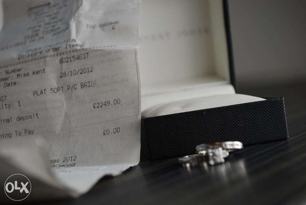 Set platina/diamante Ernest Jones