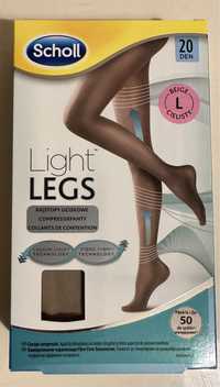 Scholl Light Legs 20 Den - marimea L Beige