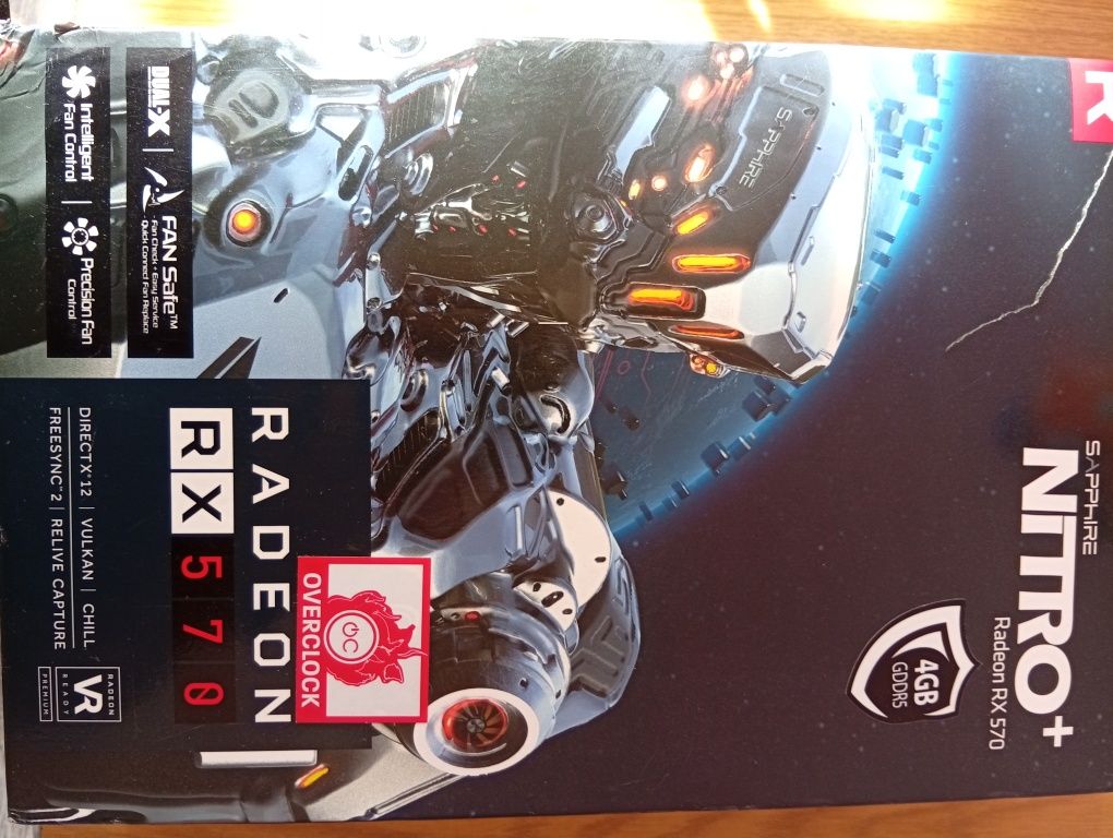 AMD Radeon Sapphire NITRO+ RX570 4GB