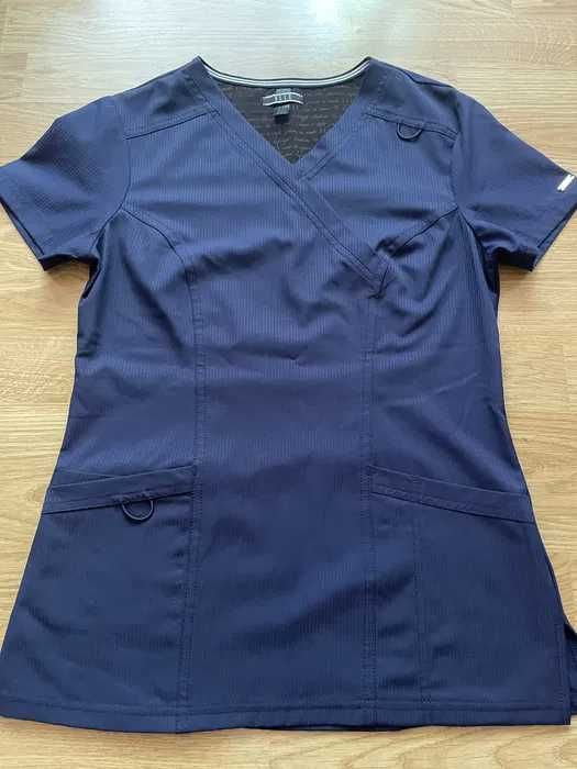 Bluza de uniforma medicala Cheroke - Navy si Negru - pentru femei