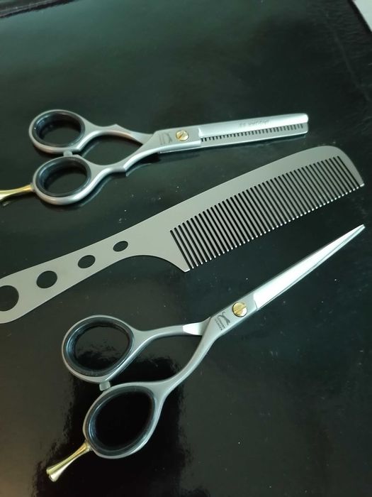 Set Foarfeci profesionale jaguar tuns filat pieptăn 6