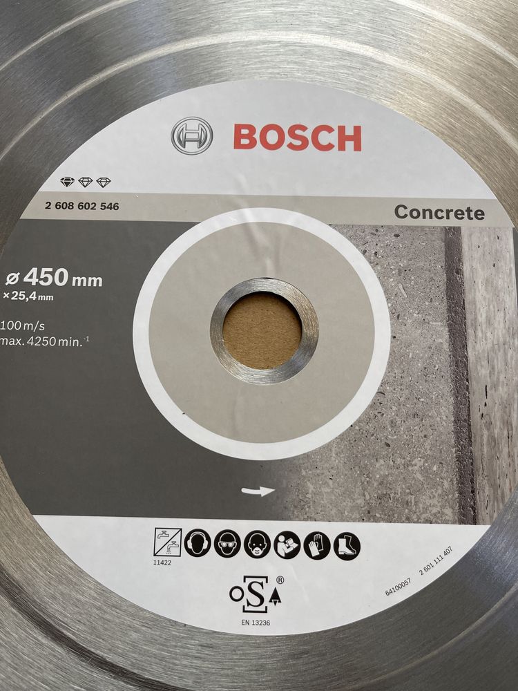 Disc diamantat Bosch  450 mm x 25,4 interior