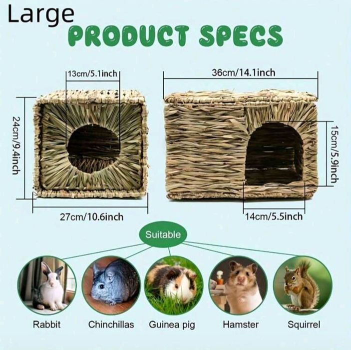 Casuta Rozatoare din Iarba