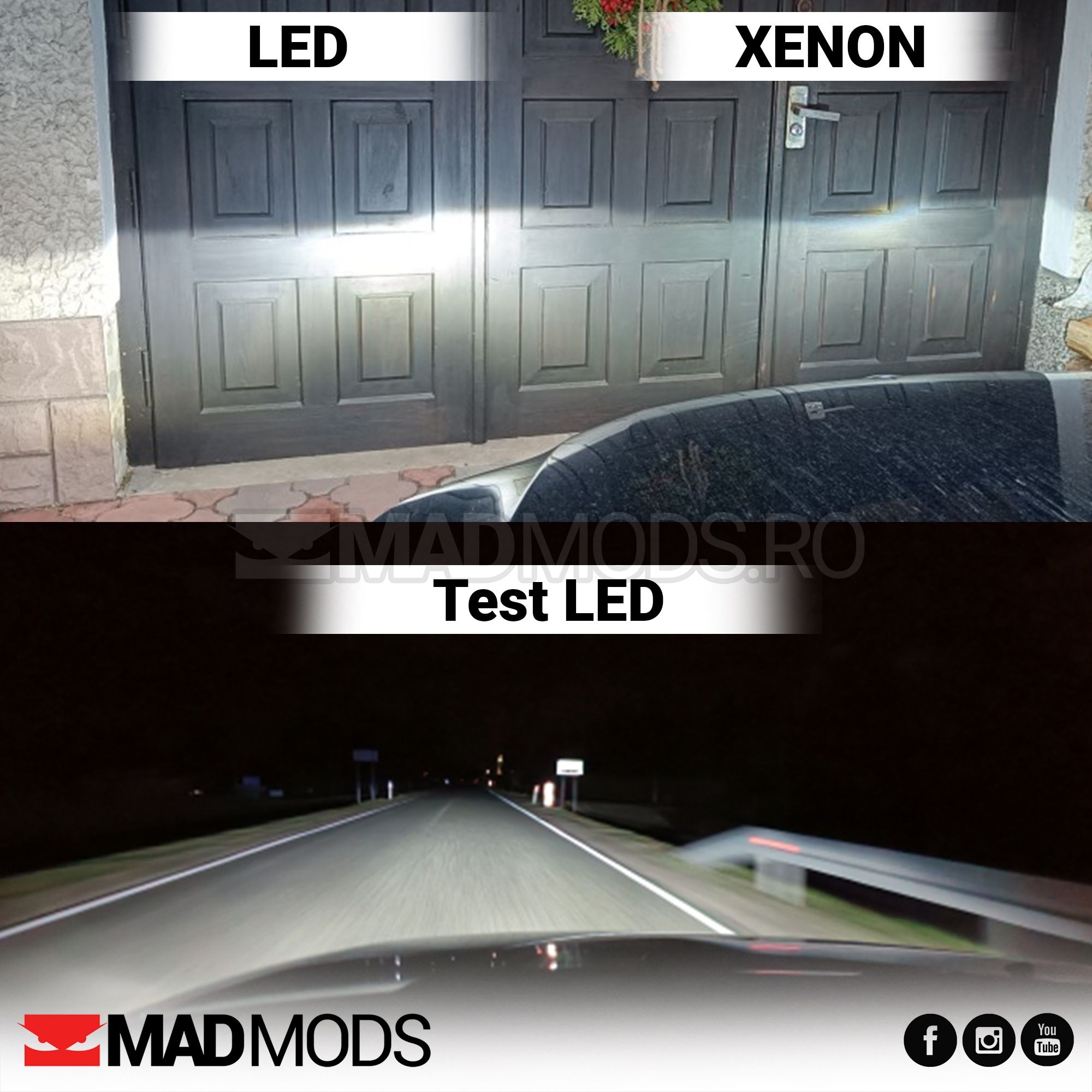Set 2 Becuri Led 180W 6000k Canbus D1S D2S D3S D4S D5S ProExpert