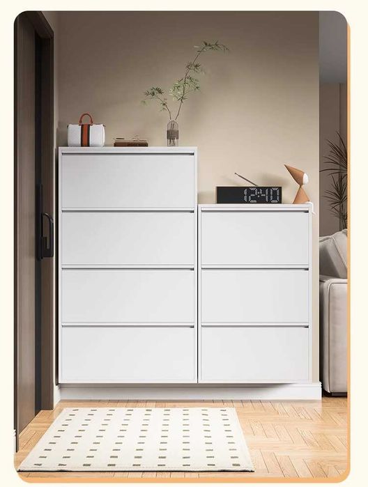 Шкафы для прихожки/ ултратонкие обувницы из металла/ настенные