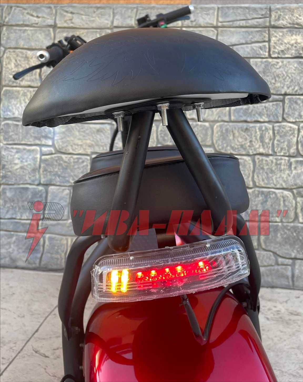 Електрически скутер ’Harley’ 1500W 60V+Bluetooth+Аларма+2024г+ЛИЗИНГ