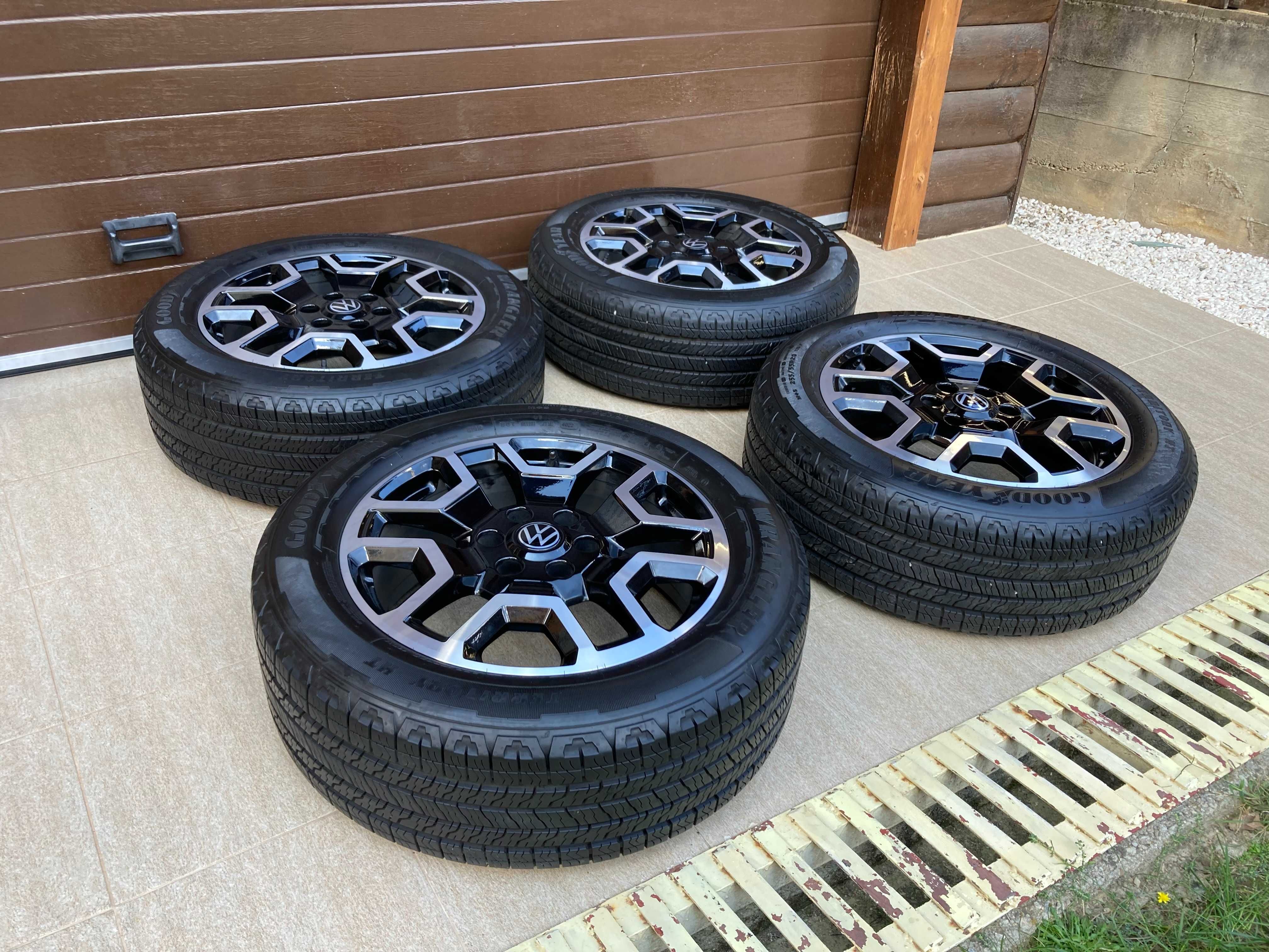Jante Noi VW Amarok 2 R20 + GoodYear Noi 255/55R20 DOT2023 - 6×139.7