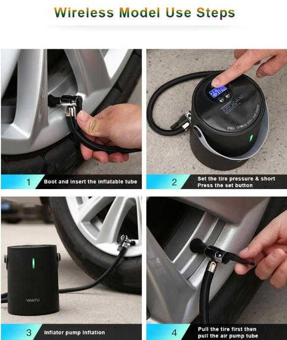 12V6.5А 150PSI 100W 4500mAh Безжичен Въздушен Компресор Кола Тир Помпа