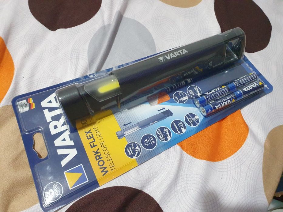 lanterna VARTA LED 2 tipuri iluminare