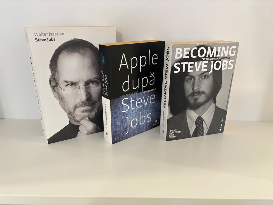 Pachet carti biografie despre Steve Jobs