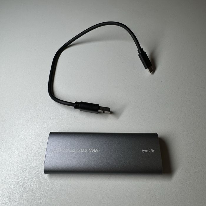 Внешний NVMe SSD 1 ТБ / 1000GB Intel, совместим с PS5, скоростной