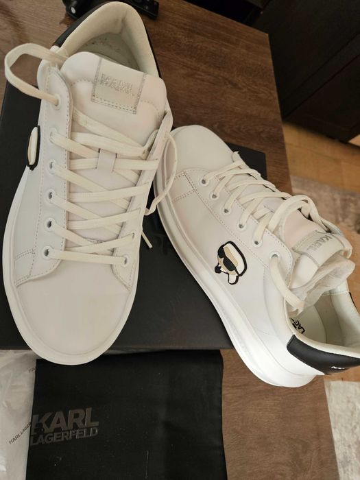 Pantofi casual Karl Legerfeld purtat 15 minute. Aspect 10/10.