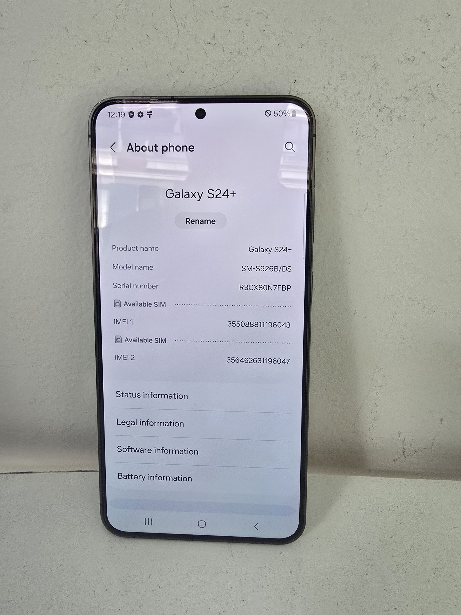 Samsung Galaxy S24 plus 256GB