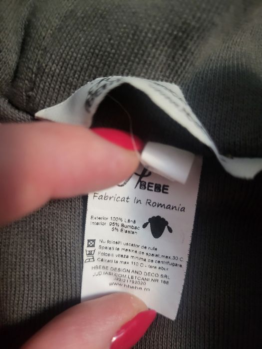 Combinezon toamnă/ iarnă bebelus