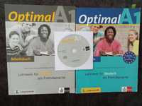 Комплект Учебник и тетрадка по немски език А1 Optimal / Deutsch A1