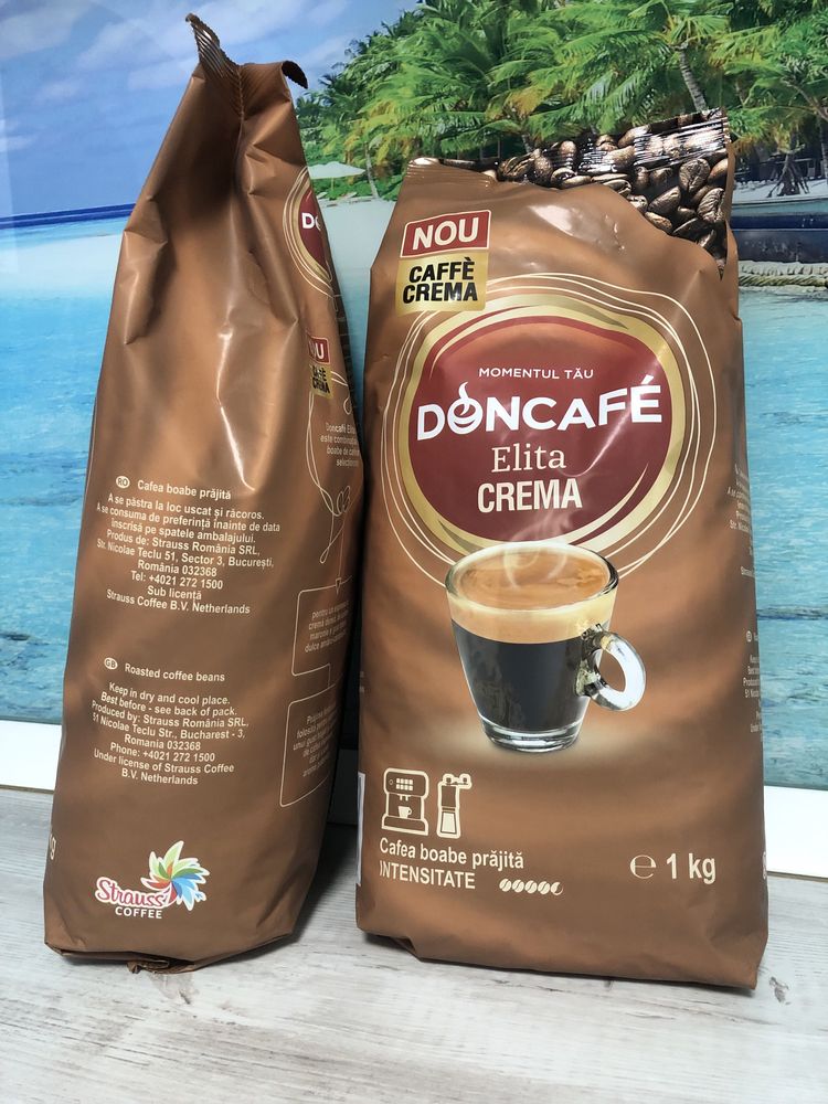 Cafea Boabe Doncafe Elita Crema 1kg (transport gratuit)