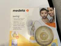 Medela swing двуфазна помпа за кърма + допълнителен комплект части