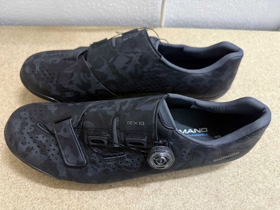 Pantofi / incaltaminte Gravel - Shimano RX 8 / RX800 Carbon - Noi - 45
