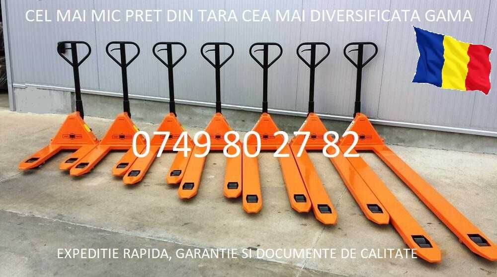 transpalet manual 2.5 tone livrare in 4 - 6 ore in capitala