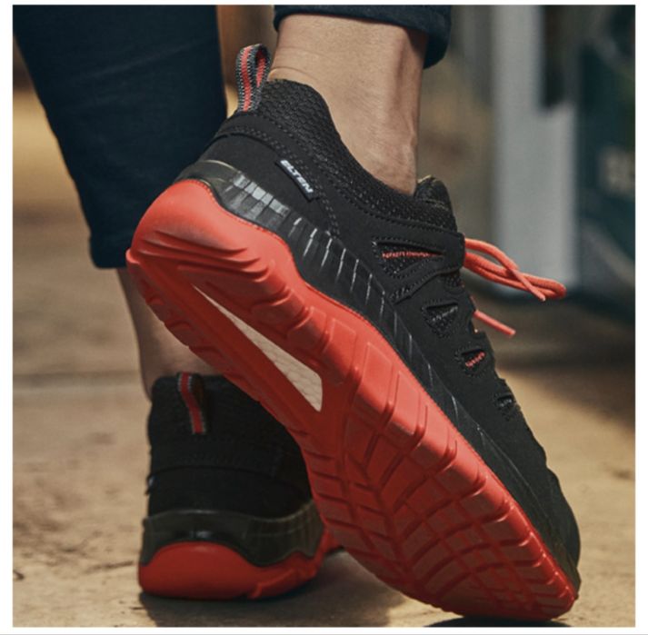 Pantofi de protecție ELTEN Maddox Black-Red, mǎrimea 42