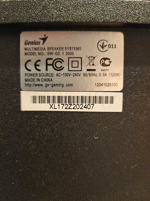 Boxe Genius GX seria SW-G2.1 2000
