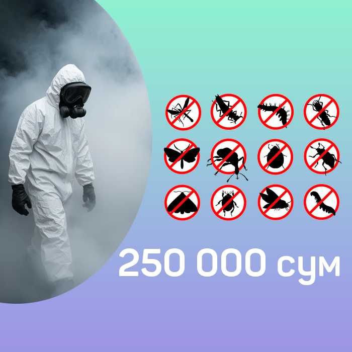 Дезинфекция клапа клоп таракан крыс мышь Dezinfeksiya dezenfeksiya D21
