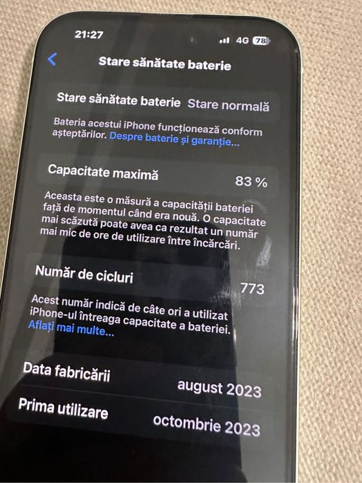Iphone 15 Green 128GB Ilfov-Buftea