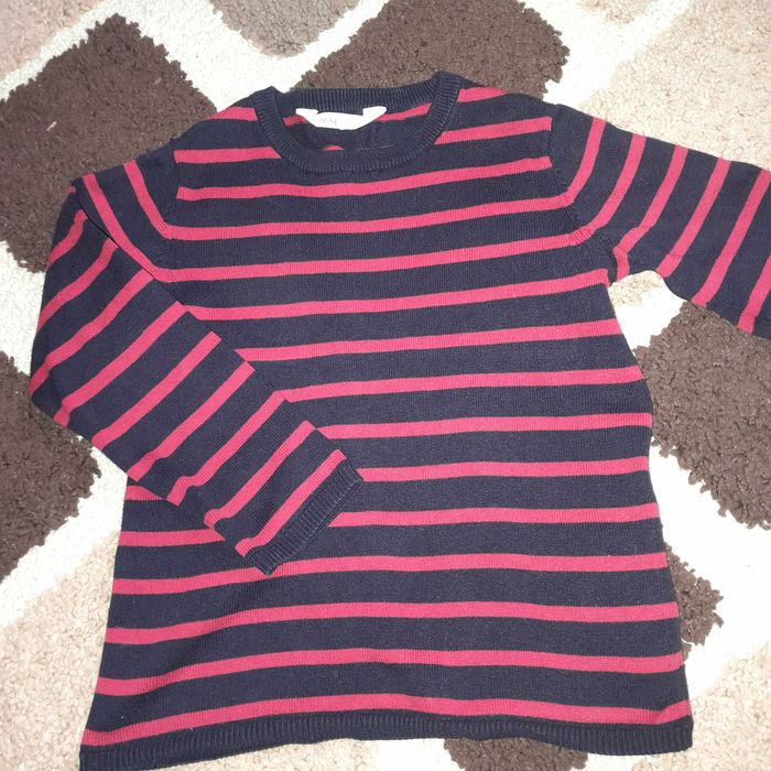 Hainute baieti 6-7 ani: geaca ploaie, pulover