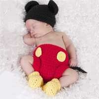 Costum bebelusi crosetat Mickey /Minnie mouse