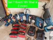 Set 7Bosch 100% Originale 18V 8bateri 2 incarcatoare function perfect