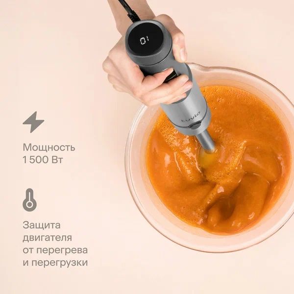 Блендер погружной TUVIO THB04MFP с кухонным комбайном