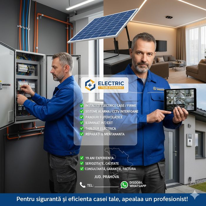 Electrician+ Tehnician sisteme securitate