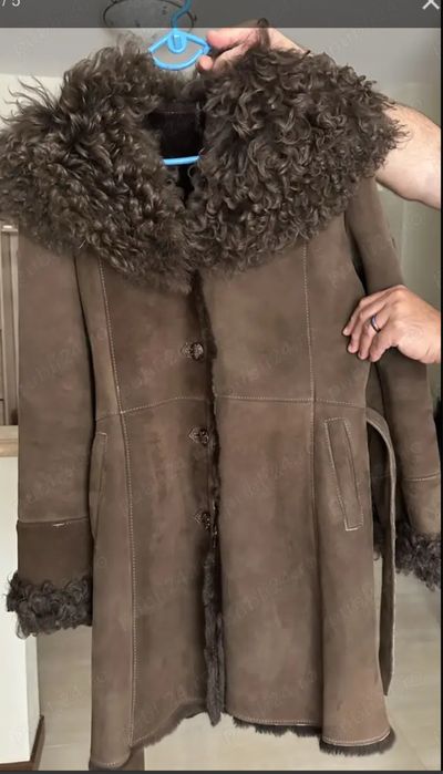 Cojoc blana naturala miel, marimea S / M