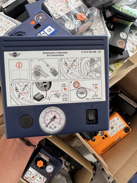 Оригинални НОВИ помпи компресори за гуми с пяна на различни марки