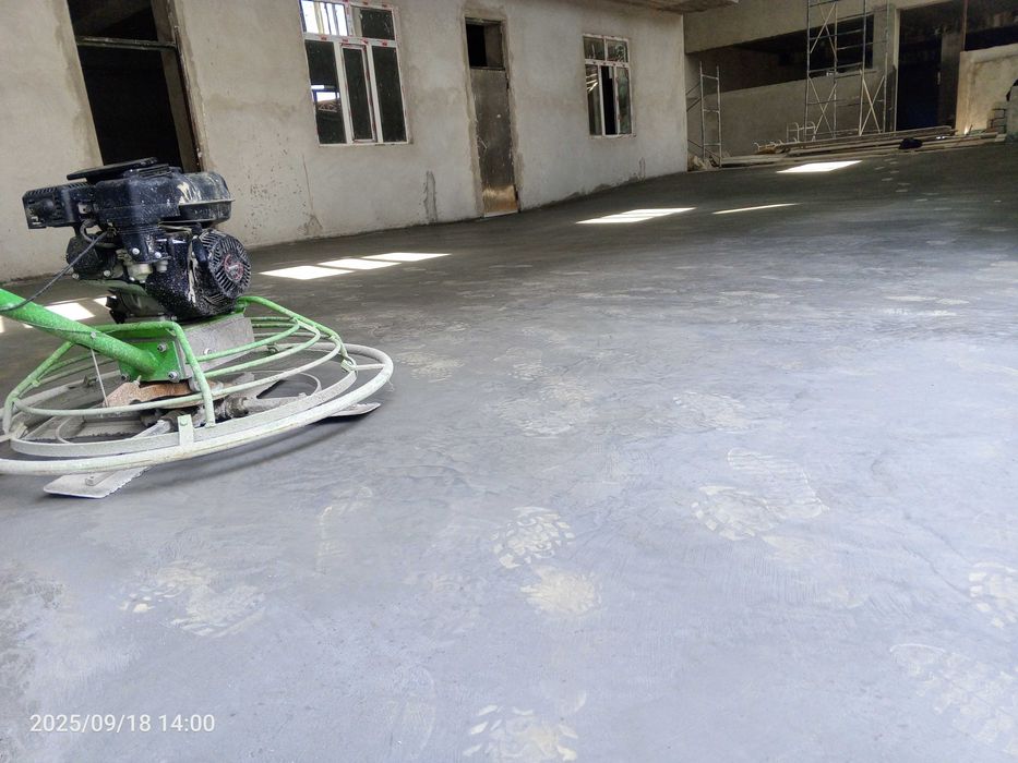 Стяжка, бетон куйиш, вертолёт, бетон кесиш хизмати