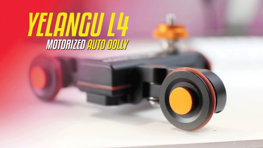 Skater Dolly Motorizat Electric Yelangu L4 cu telecomanda pt DSLR foto