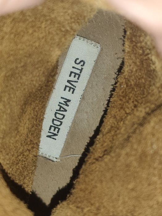 Дамски ботуши естествена кожа Steve Madden
