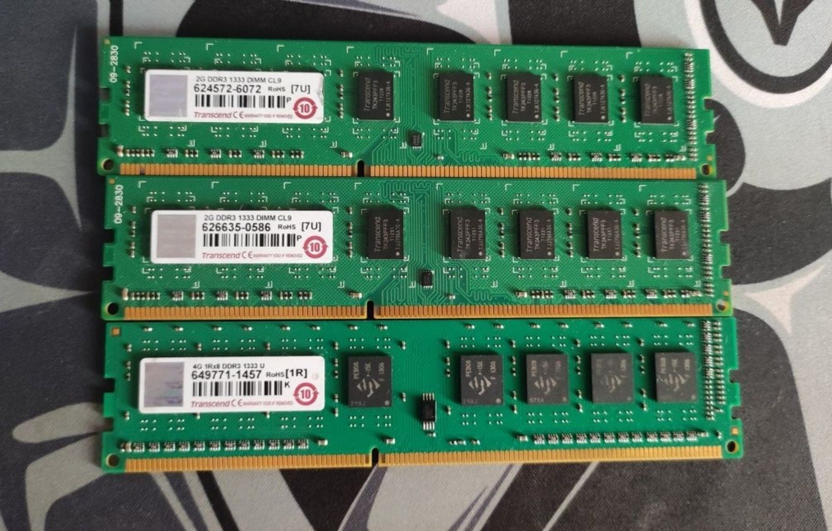 Продам оперативную память ddr3 4+2+2