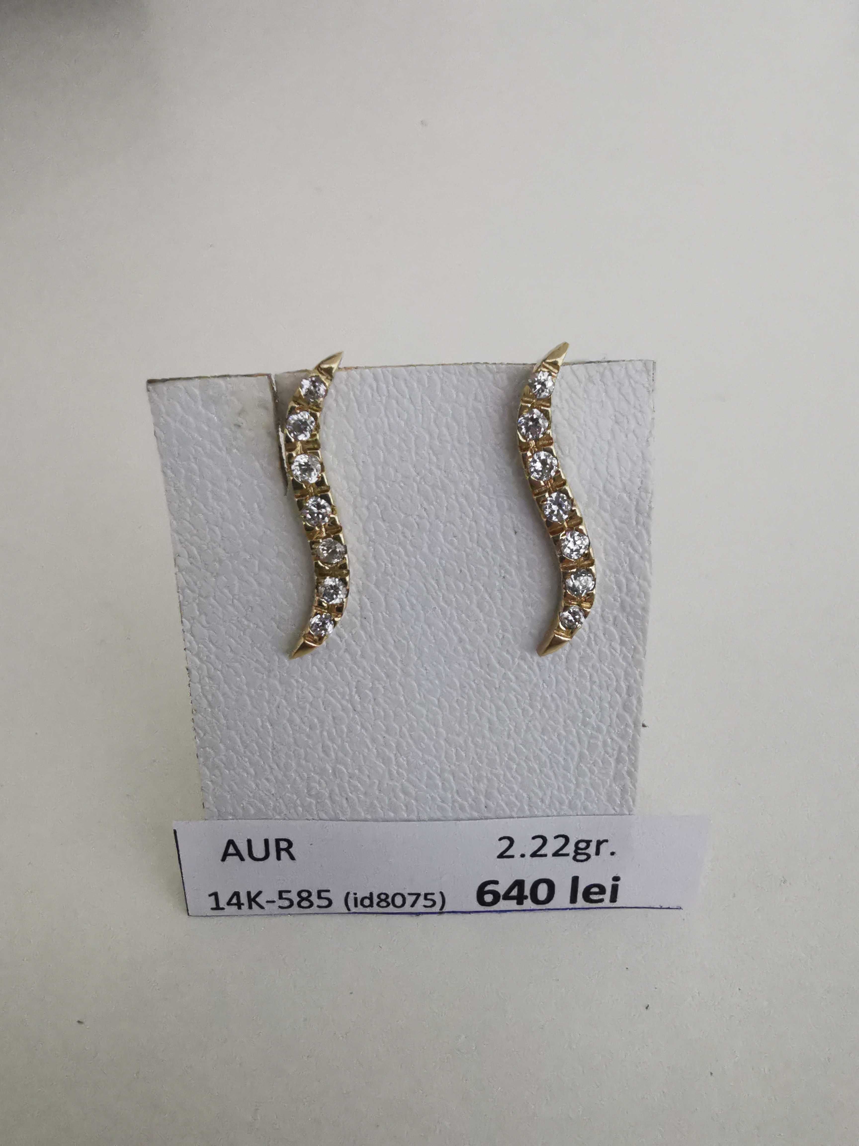 Cercei aur 14 Karate (2.22 grame) ID8075
