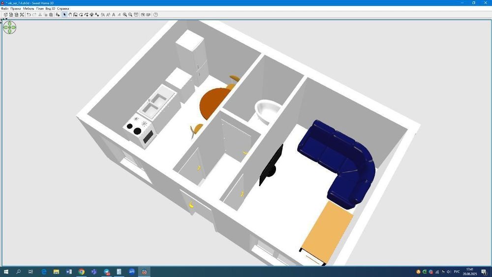 Сергели ул Даре Буйи 1 ком Евро коттедж  30м2