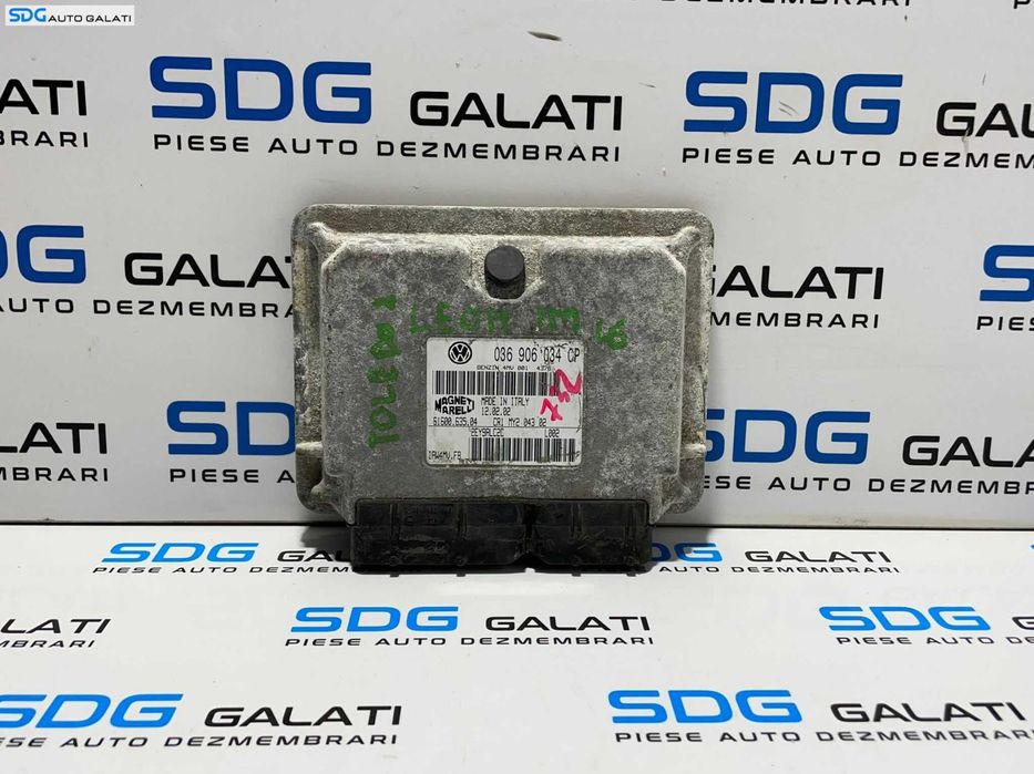 ECU Calculator Motor Magneti Marelli Volkswagen Bora 1.6 Benzina 1998 - 2005 Cod 036906034CP [L2419]