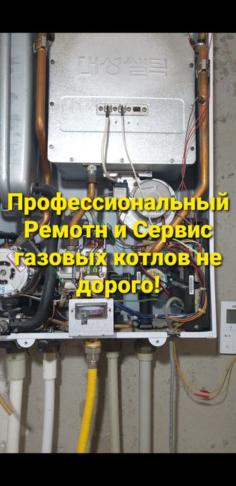 Ремотн газовых двухконтурных котлов не дорого!
