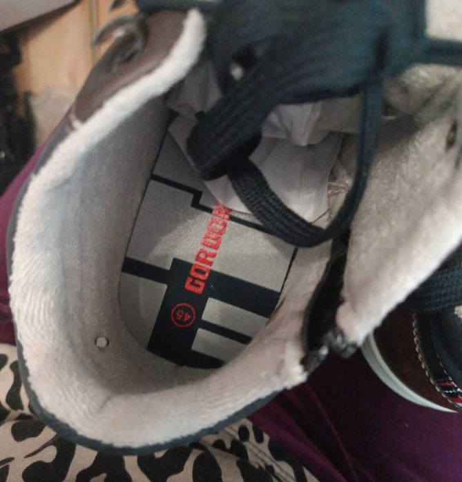 Ghete noi GORDON, originale pentru bărbați, din piele naturală m. 45